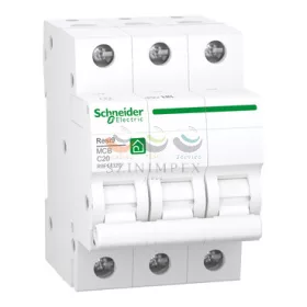 Schneider Electric RESI9 kismegszakító, 3P, C, 20 A