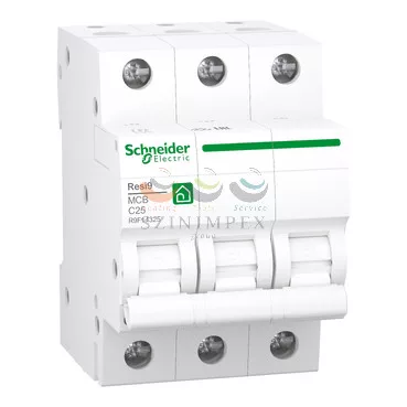 Schneider Electric RESI9 kismegszakító, 3P, C, 25 A