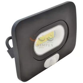   TRACON LED fényvető max.10m/110°érzékelővel A 25000 h 18 × 10 W 220-240 V AC 750 lm 4000 K fekete-ház RSMDLM10
