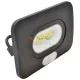 TRACON LED fényvető max.10m/110°érzékelővel A 25000 h 18 × 10 W 220-240 V AC 750 lm 4000 K fekete-ház RSMDLM10