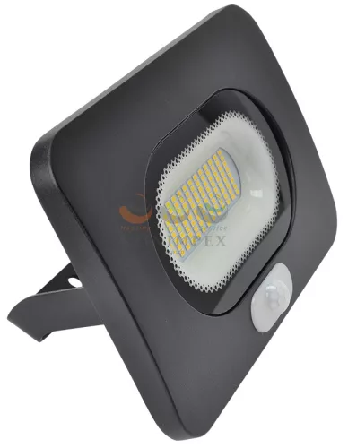 TRACON LED fényvető max.10m/110°érzékelővel A 25000 h 1 × 50 W 220-240 V AC 3750 lm 4000 K fekete-ház RSMDLM50