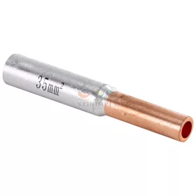   TRACON réz-alumínium toldóhüvely préselhető 0.6/1 kV 10 mm²-réz 16 mm²-alu-RM/SM 25 mm²-alu-SE RT16/25