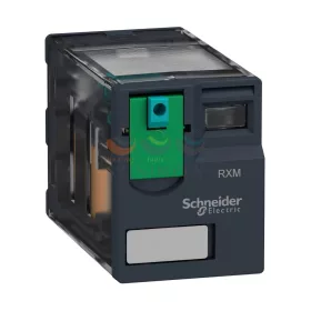   Schneider Electric zelio RXM miniatűr relé, 4CO, 6 A, 24 VDC, tesztgomb