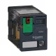 Schneider Electric zelio RXM miniatűr relé, 4CO, 6 A, 24 VAC, tesztgomb, LED