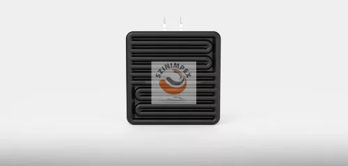 SFEH12-TCK - Szögletes lapos üreges kerámia infravörös fűtőelemek 1000 W, 230 V | 122 x 122  mm | Fekete