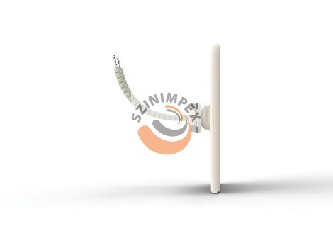 SFSE - Négyzet alakú, lapos, tömör kerámia infravörös fűtőelemek 250 W, 230 V | 122 x 122  mm | Fehér