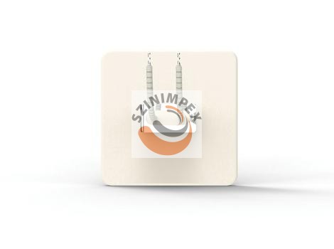 SFSE - Négyzet alakú, lapos, tömör kerámia infravörös fűtőelemek 250 W, 230 V | 122 x 122  mm | Fehér