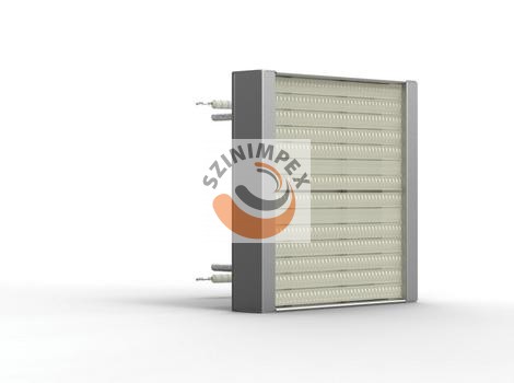SQE - Négyzet alakú kvarc infravörös fűtőelem 1000 W, 230 V | 123,5 x 123,5 mm