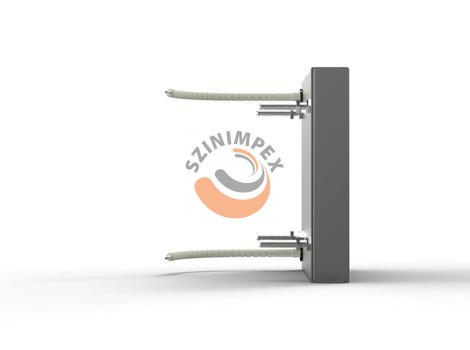 SQE - Négyzet alakú kvarc infravörös fűtőelem 1000 W, 230 V | 123,5 x 123,5 mm