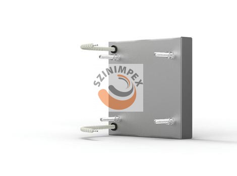 SQE - Négyzet alakú kvarc infravörös fűtőelem 1000 W, 230 V | 123,5 x 123,5 mm