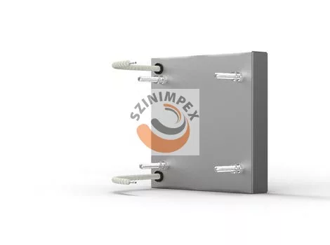 SQE-TCK - Négyzet alakú kvarc infravörös fűtőelem 250 W, 230 V | 123,5 x 123,5 mm