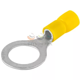   TRACON szemes saru 6 mm² 8M/csavar gyűrűs-alakú PVC sárga réz ónozott SSZ8
