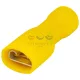 TRACON csúszósaru 22,3 mm hüvely teljesen szigetelt 41 A sárga lapos 6,3 × 0,8 mm réz 4-6 mm² STCSH6
