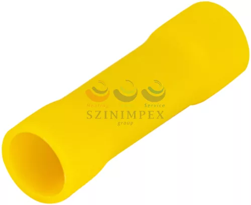TRACON toldóhüvely szigetelt PVC szigeteléssel 6 mm² hosszú réz ónozott sárga STH