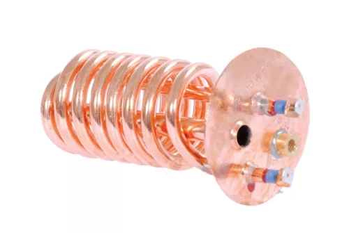 Elektromos csőfűtőbetét bojlerhez réz Ø6.5 mm, 230 V 2000 W, Ø10x115 mm