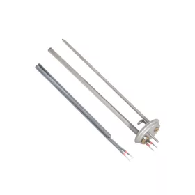   Elektromos csőfűtőbetét bojlerhez duplán préselt Komplett 50-80L (karima,, burkolat) Aisi 309 Ø6.5 mm ~230 V 1500 W