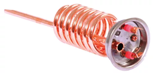 Elektromos csőfűtőbetét bojlerhez Cu Ø6.5 mm ~230 V 2000 W Ø10x215 mm 899