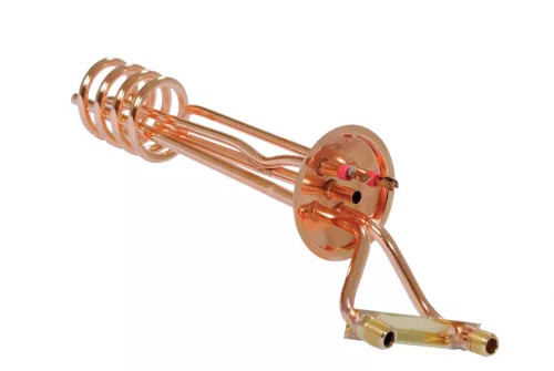 Elektromos csőfűtőbetét bojlerhez réz Ø8.1 mm, 230 V 2000 W, Ø10x220 mm