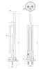 Elektromos csőfűtőbetét bojlerhez Cu Ø6.5 mm ~230 V 2000 W Sonda Ø10x325 mm