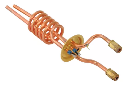 Elektromos csőfűtőbetét bojlerhez réz Ø8.1 mm, 230 V 2000 W, Ø10x220 mm
