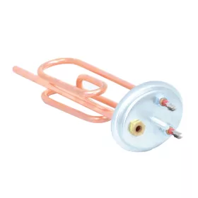   Elektromos csőfűtőbetét bojlerhez 80L Cu Ø8.1 mm ~230 V 3000 W Cu Ø10x290 mm, Karima Zn