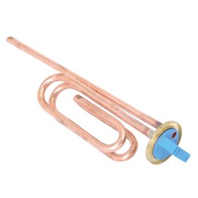   Elektromos csőfűtőbetét bojlerhez Lapos anód tartó nélkül Cu Ø8.1 mm ~230 V 1200 W Ø8x260 mm