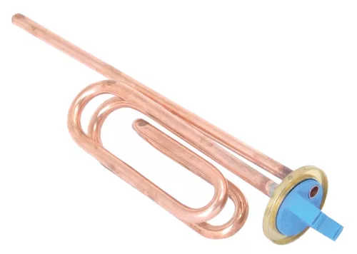 Elektromos csőfűtőbetét bojlerhez Lapos anód tartó nélkül Cu Ø8.1 mm ~230 V 1500 W Ø8x220 mm