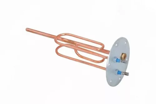 Elektromos csőfűtőbetét bojlerhez 80L Karimára szerelt Cu Ø6.5 mm ~230 V 2000 W Ø10x325 mm