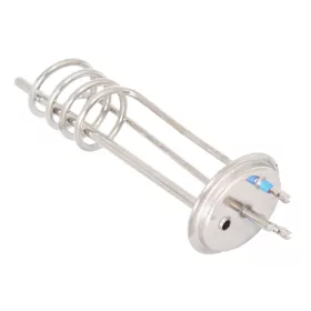  Elektromos csőfűtőbetét bojlerhez 10L, normál menetes, réz/nikkel Ø6.5 mm, 230 V 2000 W, Ø10x260 mm, hegesztett kivitel
