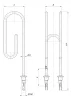 Elektromos csőfűtőbetét bojlerhez M10 mm Cu Ø6.5 mm ~230 V 1500 W M10