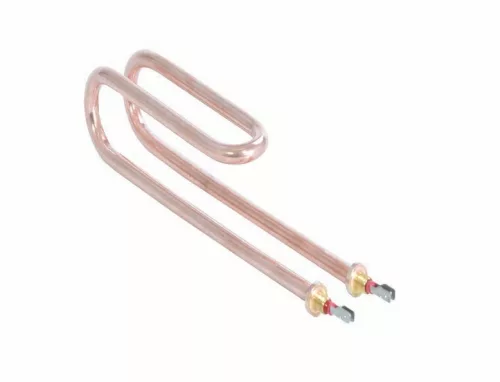 Elektromos csőfűtőbetét bojlerhez Cu Ø8.1 mm 2000 W Ø8x275 mm karima, tömítés, anód