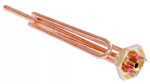 Elektromos csőfűtőbetét bojler réz Ø8.1 mm ~230 V 2000 W Ø10x325 mm