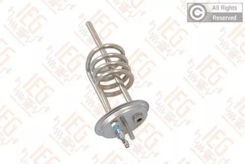 Elektromos csőfűtőbetét bojlerhez spirális kivitel, 10L, VM szerelés, réz/nikkel Ø8.1 mm, 230 V 1500 W