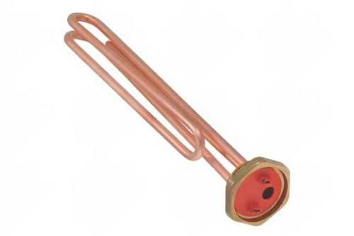 Elektromos csőfűtőbetét bojlerhez Cu ~230 V 4000 W L=330 mm IT termosztát 20A-hoz