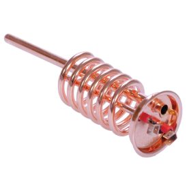   Elektromos csőfűtőbetét bojlerhez Cu Ø6.5 mm ~230 V 1250 W Ø10x215 mm