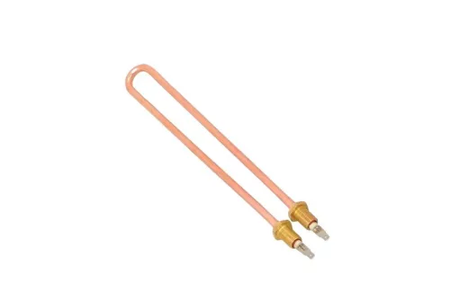 Elektromos csőfűtőbetét bojlerhez menetes "U" Cu Ø8.1 mm ~230 V 1600 W L=260 mm Ms menetes M14