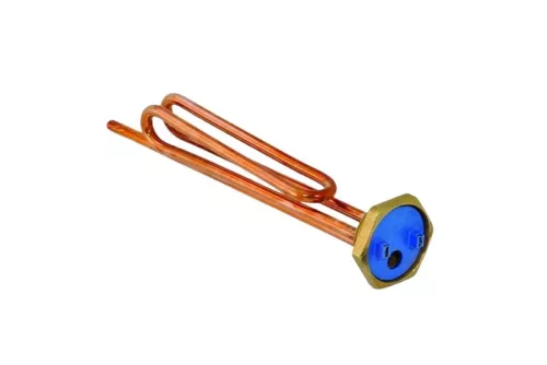 Elektromos csőfűtőbetét bojlerhez Cu Ø8.1 mm ~230 V 750 W Ø8x290 mm szondás 