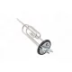 Elektromos csőfűtőbetét bojlerhez Cu/Ni Ø8.1 mm 230 V 2000 W Ø10x290 mm tömítéssel, precagicával és M8 anódtartóval