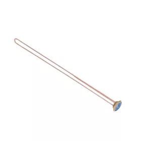   Elektromos csőfűtőbetét Termovar réz Ø6.5 mm ~230 V 2000 W L=680 mm Ø8x280 mm klingerit tömítéssel