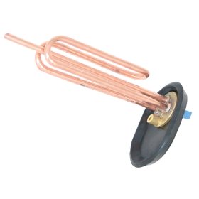   Elektromos csőfűtőbetét bojlerhez Karima tömítéssel Cu Ø8.1 mm ~230 V 2000 W Ø8x290 mm