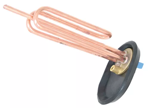 Elektromos csőfűtőbetét bojlerhez Karima tömítéssel Cu Ø8.1 mm ~230 V 2000 W Ø8x290 mm