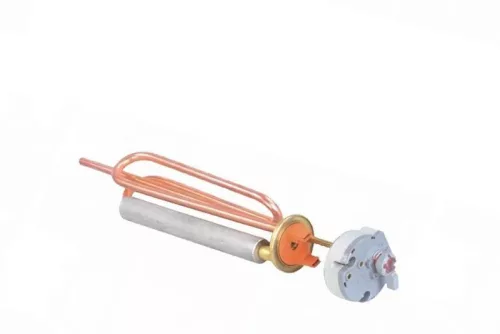 Elektromos csőfűtőbetét bojlerhez Liko komplett dobozban Cu Ø8.1 mm 2000 W Ø8x290 mm, termosztát, anód, tömítés nélkül