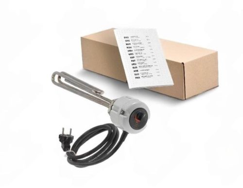 Elektromos nagy űrtartalmú bojlerhez külső hőmérsékletszabályzóval Aisi 316L Ø8.1 mm 2000 W L=310 mm Lk=3x1.5x15