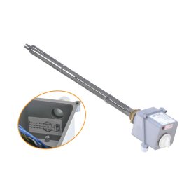   Elektromos nagy űrtartalmú bojlerhez Aisi 316L Ø8.1 mm 3000 W L=700 mm csatlakozóburkolattal és term. LK=3x1.5x1500