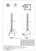 Nagy űrtartalmú bojler csőfűtőbetéte Aisi 316L Ø8.1 mm ~3x230 V 7500 W L=615 mm csatlakozó sapkával és hőmérsékletszabályzással