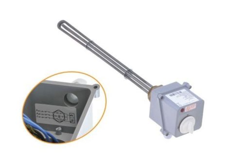 Elektromos csőfűtőbetét nagy űrtartalmú bojlerhez Ø8.1 mm | 3000W, 400V 