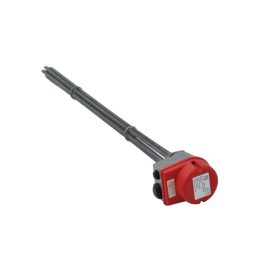   Elektromos csőfűtőbetét duplikátorhoz R2" Aisi 316L Ø8.1mm ~3x230V 12000W AISI flansz és IP65 csatlakozó dobozzal