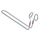 Elektromos csőfűtőbetét hűtőberendezési "U" fűtőszál Aisi Ø8.1mm ~ 230V 1050W L=1000mm