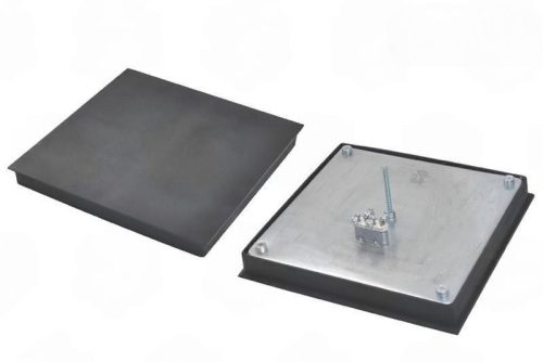 Vendéglátóipari főzőlap 400x400 ~400V 6000W éles peremmel (hőmérsékletvédő)