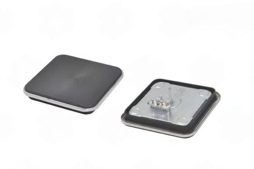 Elektromos főzőlap vendéglátóipari használatra 220x220 ~230V 2600W lekerekített élek RF gyűrűvel (hőmérséklet-védő)